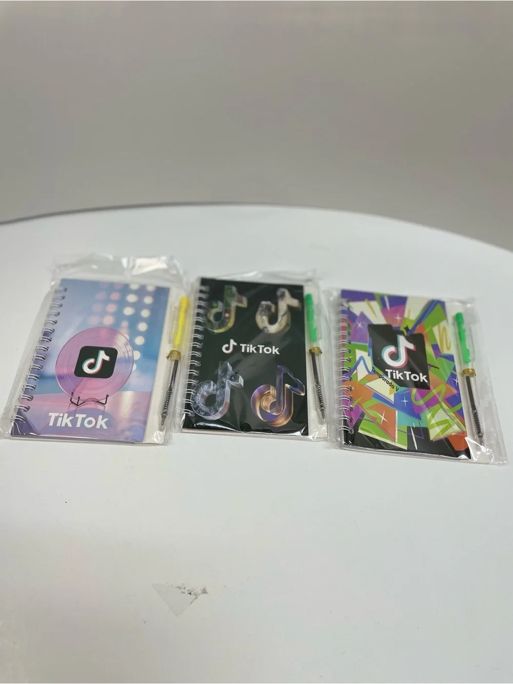 Cityscape Spiral Notebook Set - of 3 Purple, Black, Multicolor Covers